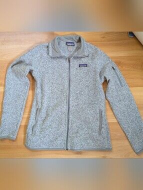 Patagonia Better Sweater Full Zip Fleece Jacket Gray Women's Small EUC